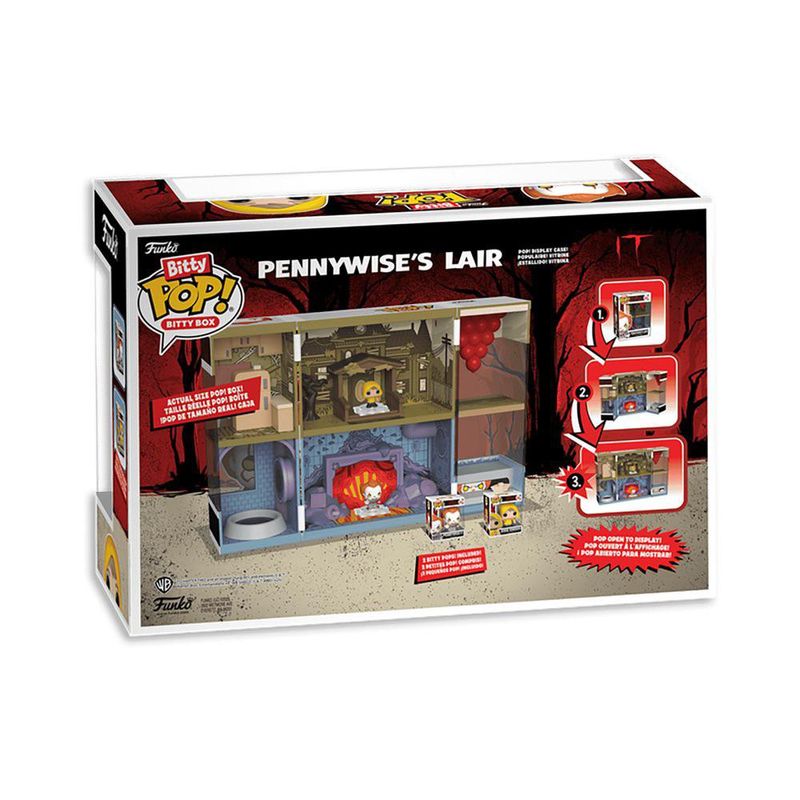 Funko Bitty Pop Bitty Box IT Guarida de Pennywise con Figuras de Vinilo