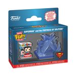 Funko Bitty Pop Towns DC Superman y Fortress of Solitude Coleccionable de Vinilo #85514
