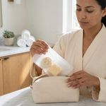 Bolsa Impermeable de Viaje para Acondicionador y Shampoo en Barra NOLÉ Color Transparente