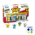 Funko Bitty Pop Pokémon Set de 4 Figuras Coleccionables de Vinilo Serie 2 - Presentación Surtida
