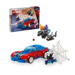 Coche de Carreras de Spider-Man y Duende Verde