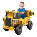 Camión de Volteo Montable Eléctrico para Niño de 12 V Color Amarillo