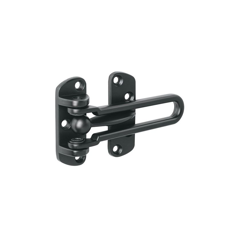 Pasador Abatible Color Negro para Puerta