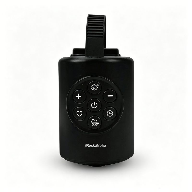 Mecedor para Carruaje de Bebé Rocking iRockStoller con Función Bluetooth Color Negro