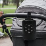 Mecedor para Carruaje de Bebé Rocking iRockStoller con Función Bluetooth Color Negro