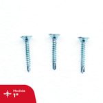Set de 100 Tornillos para Tablayeso Punta de Broca de 1 plg