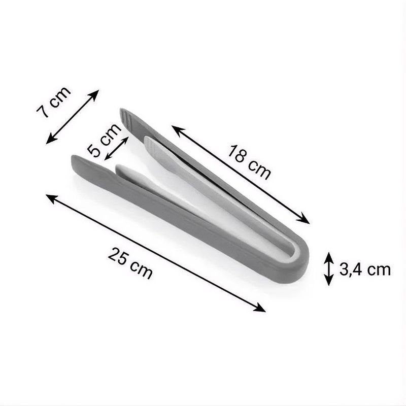 Set de 2 Pinzas Compact de Cocina Color Gris