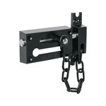 Pasador de Cadena Color Negro Mate para Puerta