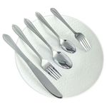 Set de 20 Cubiertos de Acero Inoxidable 18/0