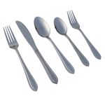 Set de 20 Cubiertos de Acero Inoxidable 18/0