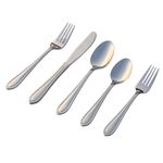 Set de 20 Cubiertos de Acero Inoxidable 18/0