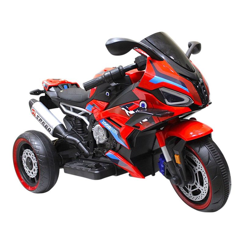 Moto Eléctrica de Carrera Infantil de 12 V Colores Surtidos