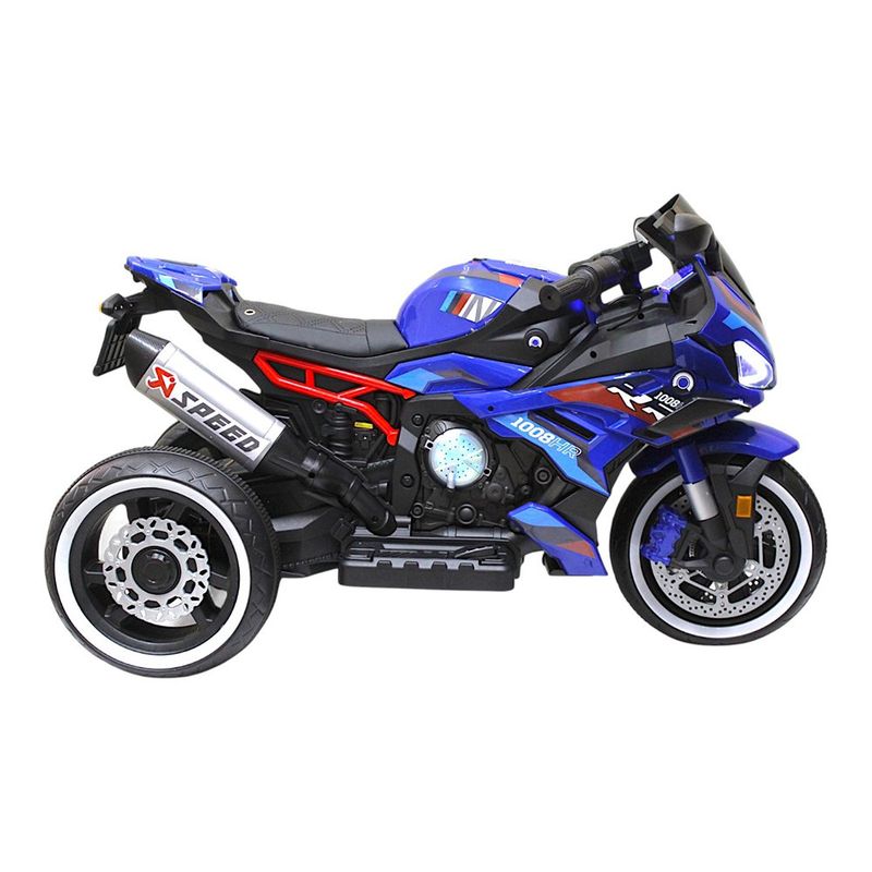 Moto Eléctrica de Carrera Infantil de 12 V Colores Surtidos