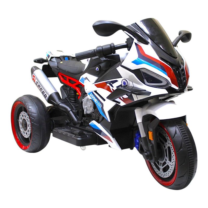 Moto Eléctrica de Carrera Infantil de 12 V Colores Surtidos