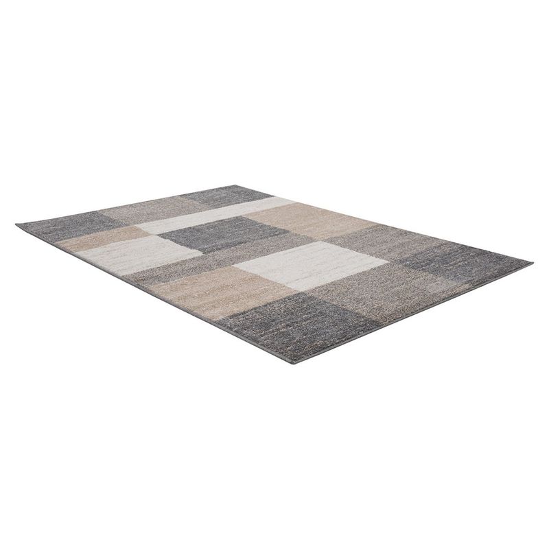 Combo de 3 Alfombras Decorativas Velluto Diseño Cuadros