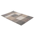 Combo de 3 Alfombras Decorativas Velluto Diseño Cuadros