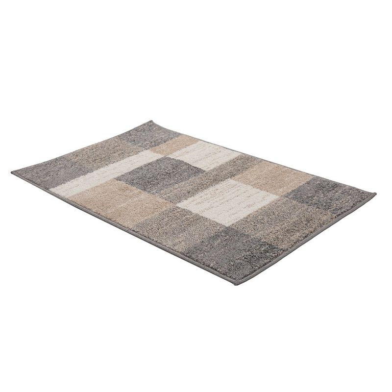 Combo de 3 Alfombras Decorativas Velluto Diseño Cuadros