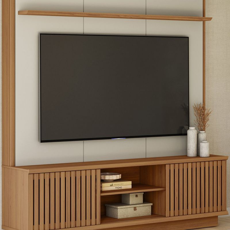 Modular para TV Ravenna 180 x 41 x 186 cm Color Café