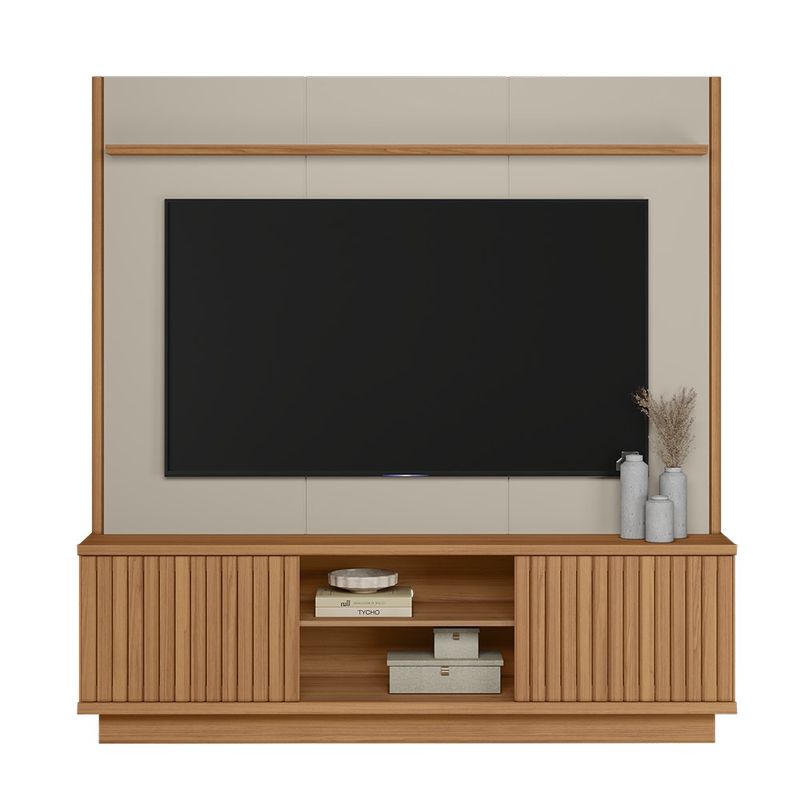 Modular para TV Ravenna 180 x 41 x 186 cm Color Café
