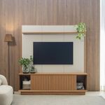 Modular para TV Ravenna 180 x 41 x 186 cm Color Café