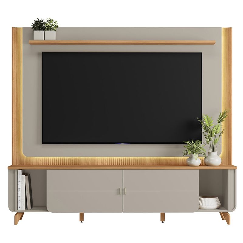 Módulo para TV Milano 218 x 39 x 180 cm con Luces LED