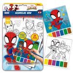 Set de Acuarelas de Spidey 20 Hojas con Pincel