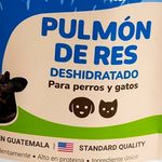 Snack de Pulmón de Res Deshidratado para Perros y Gatos