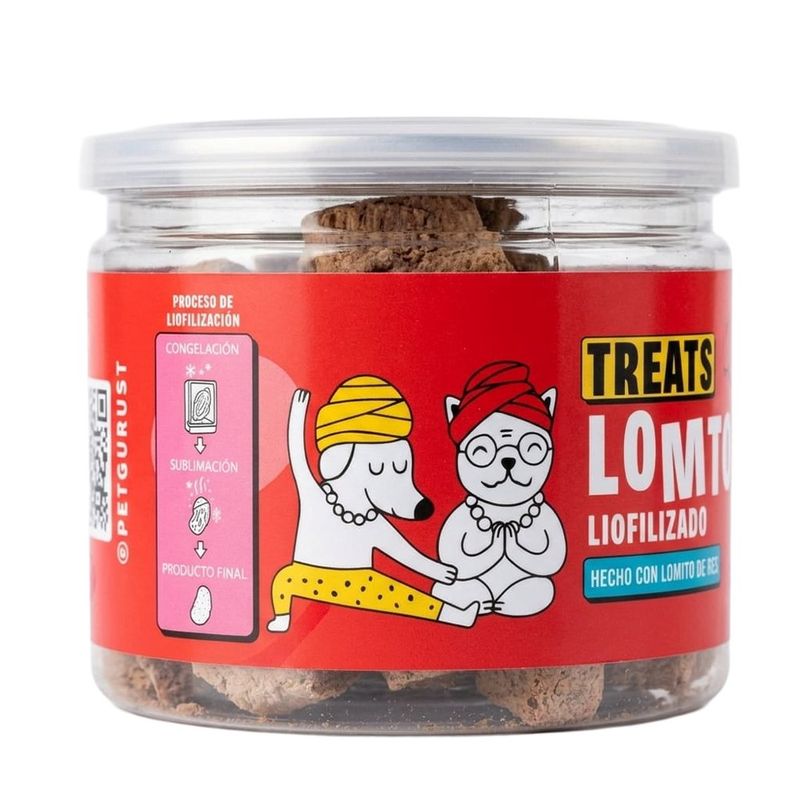 Snack Natural de Lomito de Res Liofilizado para Perros y Gatos