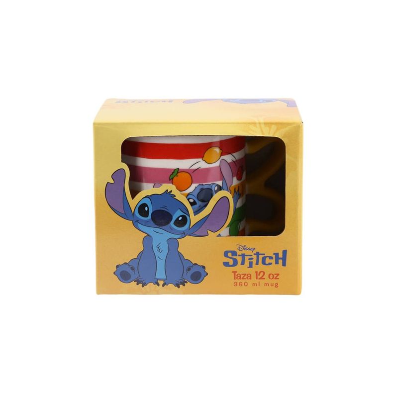 Pocillo Diseño de Stitch de 12.1 Oz Color Amarillo