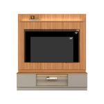 Módulo para TV Magnum 200 cm con Luces LED Color Café y Gris