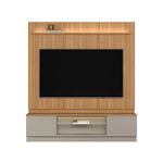 Módulo para TV Magnum 200 cm con Luces LED Color Café y Gris