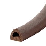 Cinta de Caucho EPDM Color Café de 5/16x1/4 plg y 17 Pies