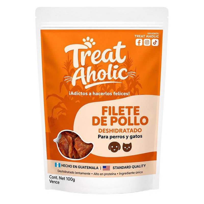 Snack de Filete de Pollo Deshidratado para Perros y Gatos