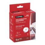 Cinta Adhesiva Guardapolvo Color Blanco 5 metros x 4.5 cm