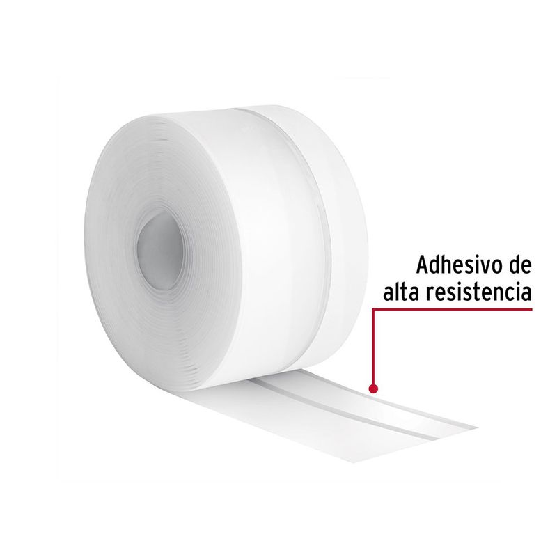 Cinta Adhesiva Guardapolvo Color Blanco 5 metros x 4.5 cm