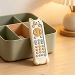 Control Remoto Didáctico Multilenguaje Infantil Diseño Gatito Color Amarillo