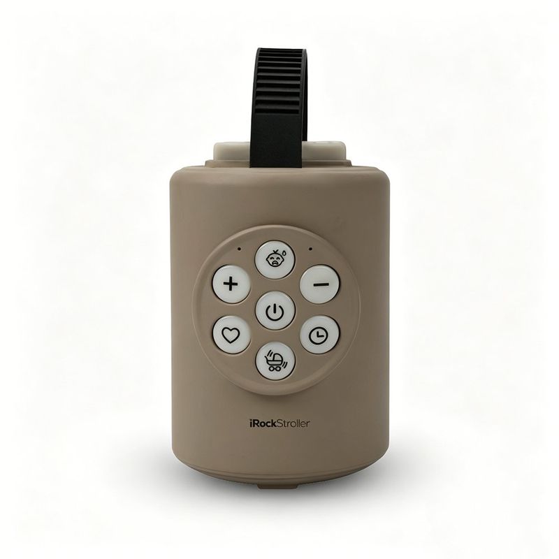 Mecedor para Carruaje de Bebé Rocking iRockStoller con Función Bluetooth Color Negro