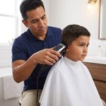 Cortadora de Cabello con Grooming Kit Plateada de 12 Piezas con Cable