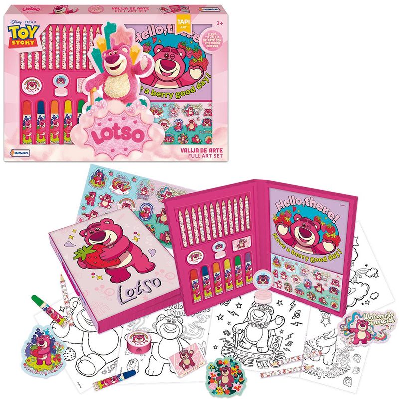 Set de Arte Lotso con Maletín y Accesorios para Colorear