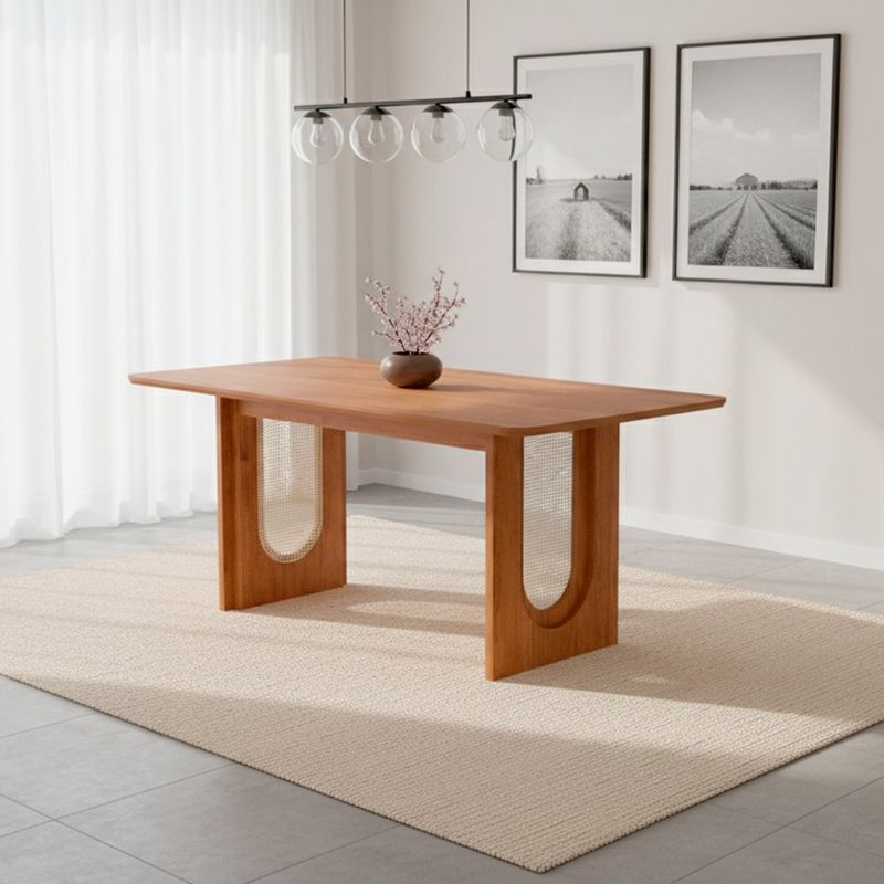Mesa de Comedor Valentina 180 x 90 cm Acabado Madera