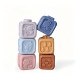 Bloques Apilables con Ventana para Bebé Diseño Koala Multicolor