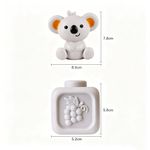 Bloques Apilables con Ventana para Bebé Diseño Koala Multicolor