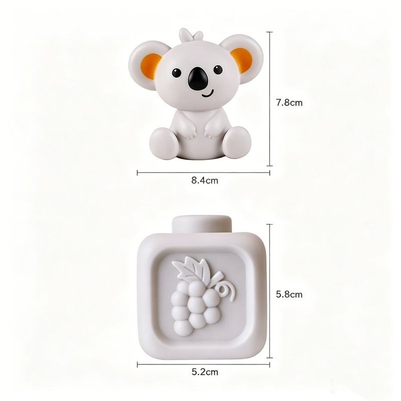 Bloques Apilables con Ventana para Bebé Diseño Koala Multicolor