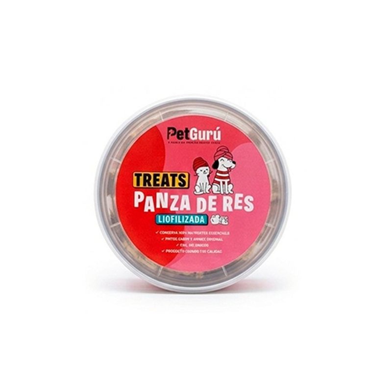 Snack de Panza de Res Liofilizada para Perros y Gatos