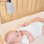 Mecedor para Carruaje de Bebé Rocking iRockStoller con Función Bluetooth Color Gris