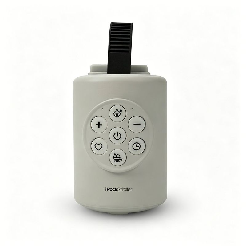 Mecedor para Carruaje de Bebé Rocking iRockStoller con Función Bluetooth Color Gris