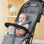 Mecedor para Carruaje de Bebé Rocking iRockStoller con Función Bluetooth Color Gris