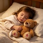 Oso Peluche DreamPal con Música y Grabación de Voz Color Café