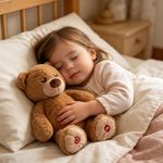 Oso Peluche DreamPal con Música y Grabación de Voz Color Café