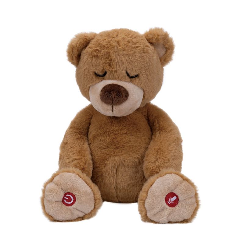 Oso Peluche DreamPal con Música y Grabación de Voz Color Café